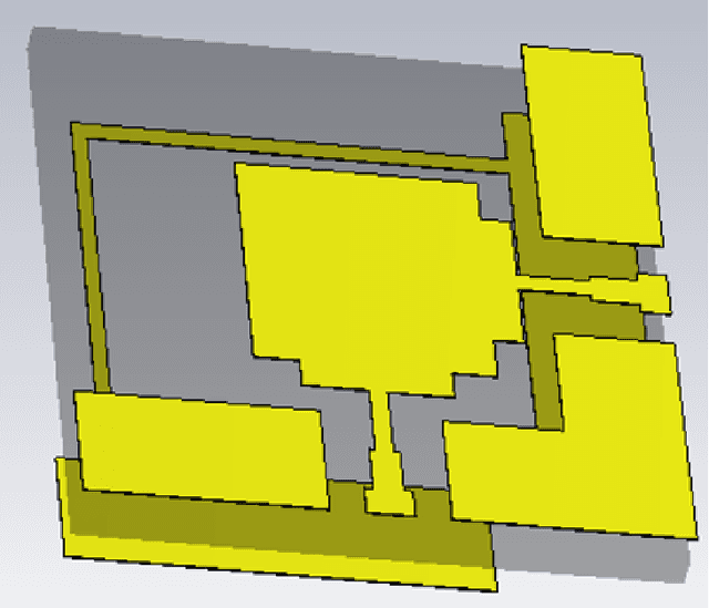 Figure 1 for Wideband Coplanar Waveguide MIMO Antenna for 6G Millimeter-Wave Applications with Defected Ground Structure