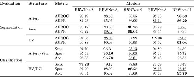 Figure 4 for RRWNet: Recursive Refinement Network for Effective Retinal Artery/Vein Segmentation and Classification