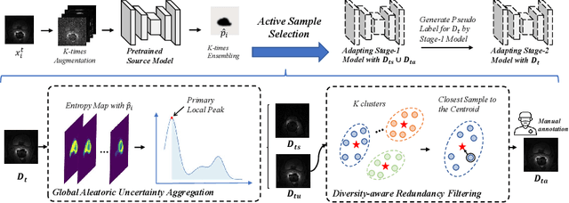 Figure 1 for An Uncertainty-guided Tiered Self-training Framework for Active Source-free Domain Adaptation in Prostate Segmentation