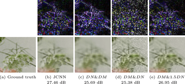 Figure 2 for How to Best Combine Demosaicing and Denoising?