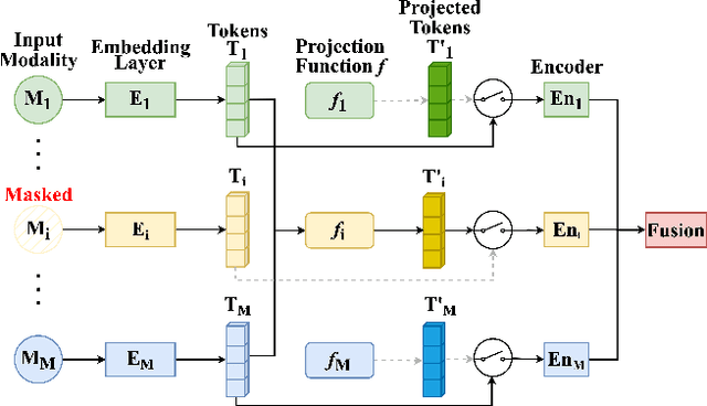 Figure 1 for MMP: Towards Robust Multi-Modal Learning with Masked Modality Projection