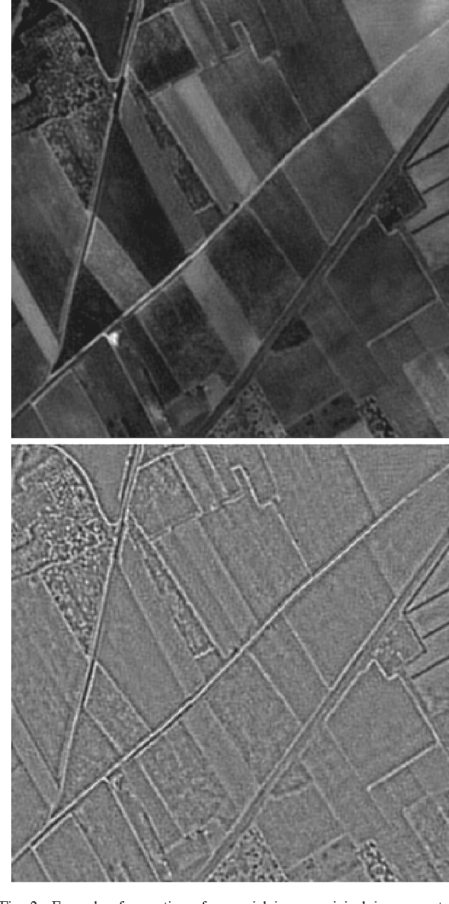 Figure 2 for Properties of BV-G structures + textures decomposition models. Application to road detection in satellite images