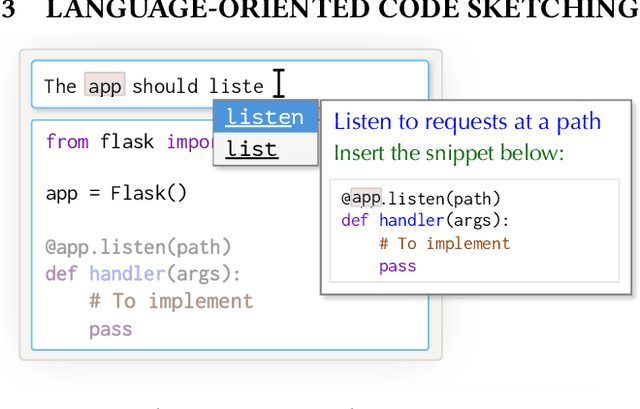 Figure 1 for Sketch Then Generate: Providing Incremental User Feedback and Guiding LLM Code Generation through Language-Oriented Code Sketches