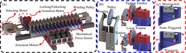 Figure 3 for Reconfigurable Tendon-Driven Robots: Eliminating Inter-segmental Coupling via Independently Lockable Joints