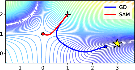 Figure 1 for Stability Analysis of Sharpness-Aware Minimization