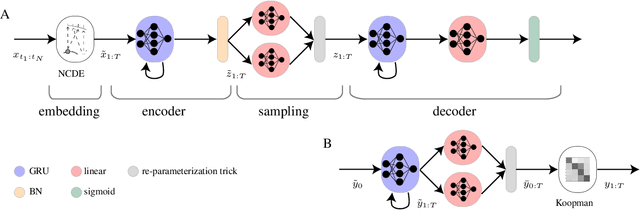 Figure 1 for Generative Modeling of Regular and Irregular Time Series Data via Koopman VAEs