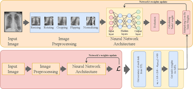 Figure 1 for DeepChest: Dynamic Gradient-Free Task Weighting for Effective Multi-Task Learning in Chest X-ray Classification