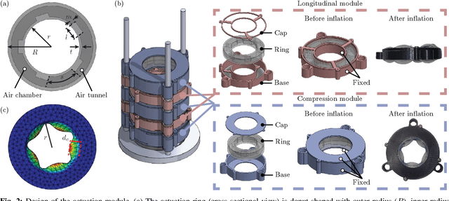 Figure 2 for Bio-Inspired Pneumatic Modular Actuator for Peristaltic Transport