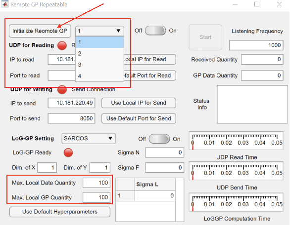 Figure 3 for GPgym: A Remote Service Platform with Gaussian Process Regression for Online Learning