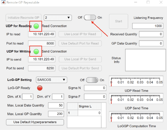 Figure 4 for GPgym: A Remote Service Platform with Gaussian Process Regression for Online Learning