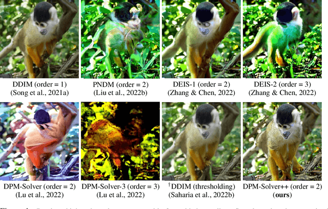 Figure 1 for DPM-Solver++: Fast Solver for Guided Sampling of Diffusion Probabilistic Models