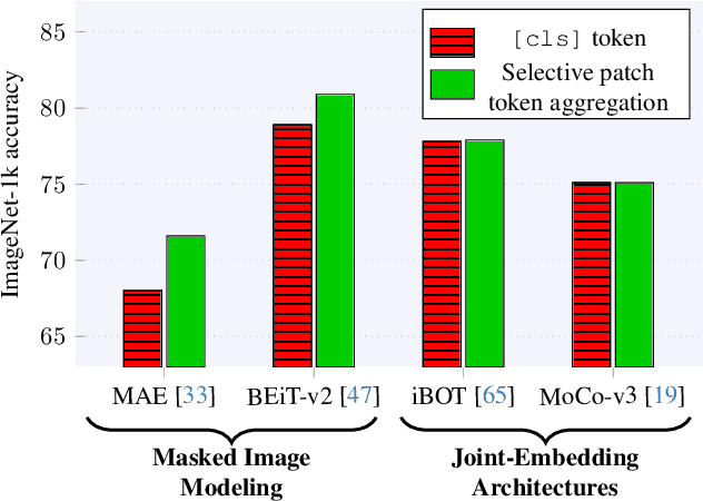 Figure 1 for Beyond [cls]: Exploring the true potential of Masked Image Modeling representations