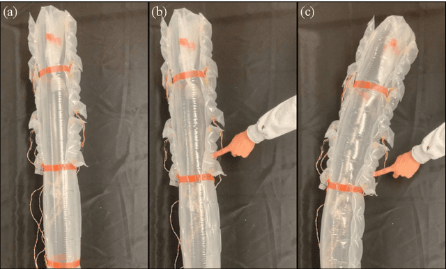 Figure 1 for Soft Air Pocket Force Sensors for Large Scale Flexible Robots