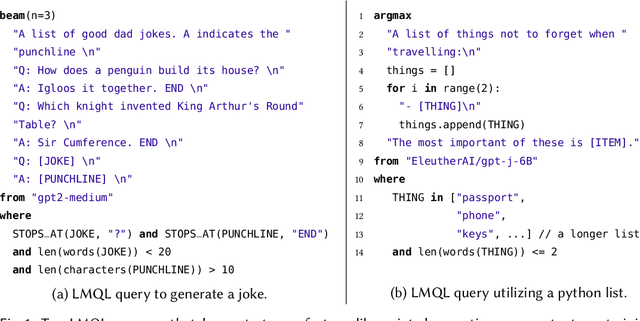 Figure 1 for Prompting Is Programming: A Query Language For Large Language Models