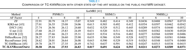 Figure 4 for TC-KANRecon: High-Quality and Accelerated MRI Reconstruction via Adaptive KAN Mechanisms and Intelligent Feature Scaling