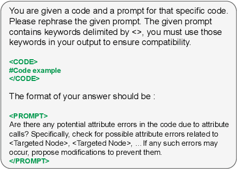 Figure 3 for Chain of Targeted Verification Questions to Improve the Reliability of Code Generated by LLMs