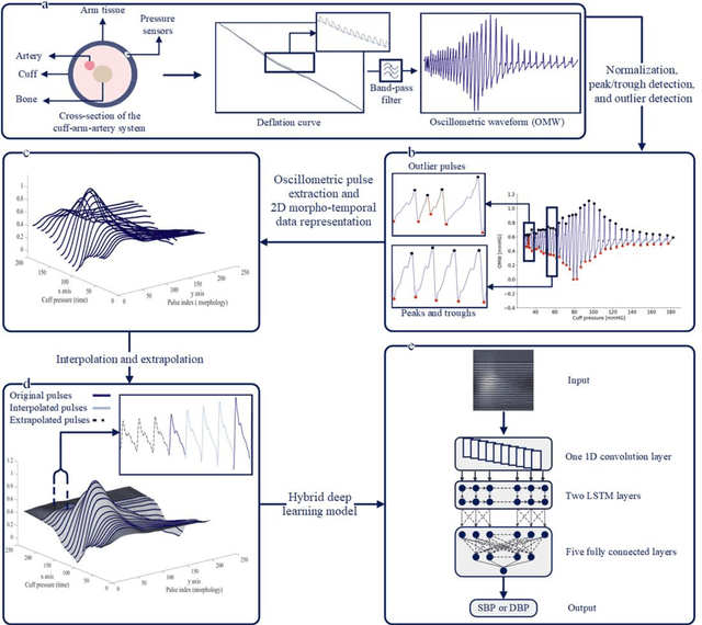 Figure 1 for Oscillometric Blood Pressure Measurement Using a Hybrid Deep Morpho-Temporal Representation Learning Framework