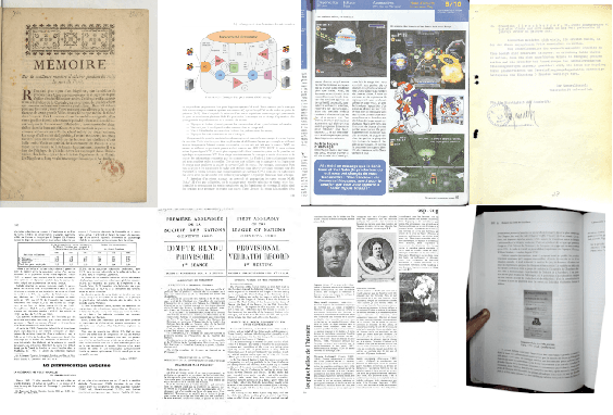 Figure 1 for Diachronic Document Dataset for Semantic Layout Analysis