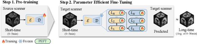 Figure 1 for Parameter Efficient Fine Tuning for Multi-scanner PET to PET Reconstruction