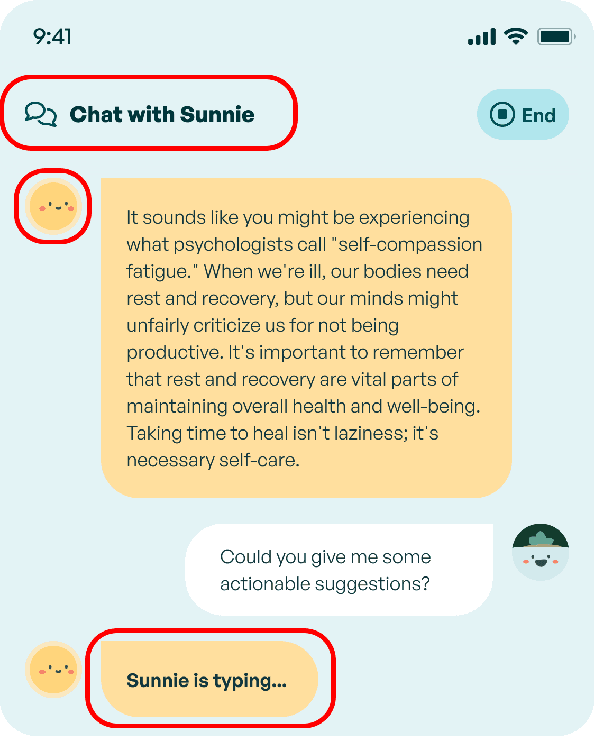 Figure 4 for Sunnie: An Anthropomorphic LLM-Based Conversational Agent for Mental Well-Being Activity Recommendation