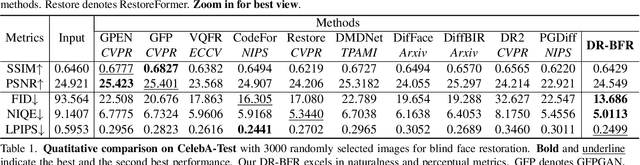 Figure 2 for DR-BFR: Degradation Representation with Diffusion Models for Blind Face Restoration