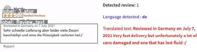 Figure 2 for Enhanced Review Detection and Recognition: A Platform-Agnostic Approach with Application to Online Commerce