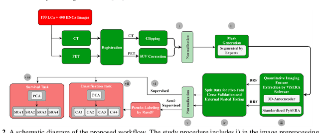 Figure 2 for Enhanced Lung Cancer Survival Prediction using Semi-Supervised Pseudo-Labeling and Learning from Diverse PET/CT Datasets