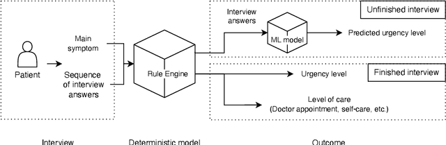 Figure 1 for Leveraging Machine Learning Models to Predict the Outcome of Digital Medical Triage Interviews
