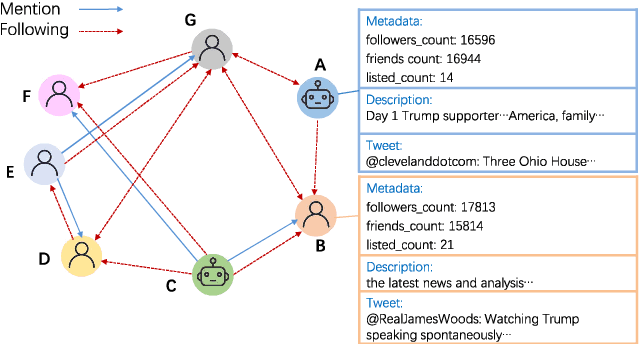 Figure 1 for BSG4Bot: Efficient Bot Detection based on Biased Heterogeneous Subgraphs