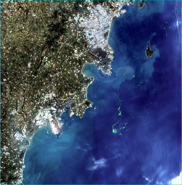 Figure 2 for Real HSI-MSI-PAN image dataset for the hyperspectral/multi-spectral/panchromatic image fusion and super-resolution fields