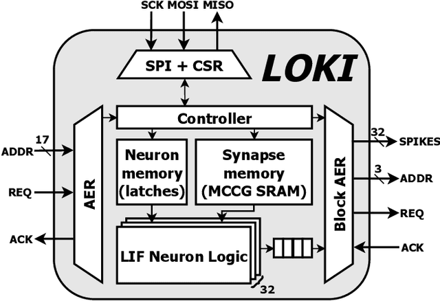 Figure 1 for LOKI: a 0.266 pJ/SOP Digital SNN Accelerator with Multi-Cycle Clock-Gated SRAM in 22nm