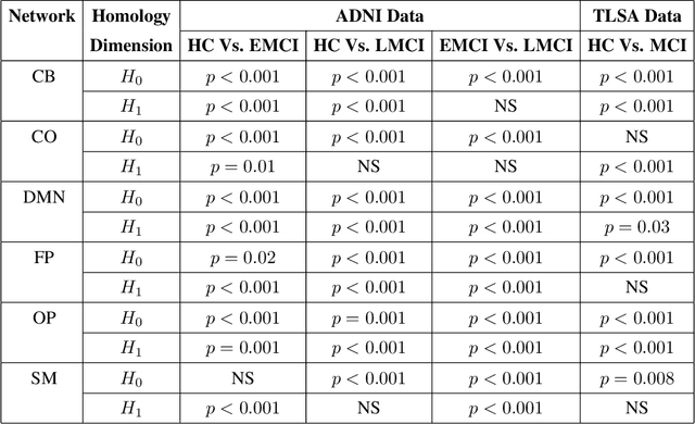 Figure 2 for Persistent Homology for MCI Classification: A Comparative Analysis between Graph and Vietoris-Rips Filtrations