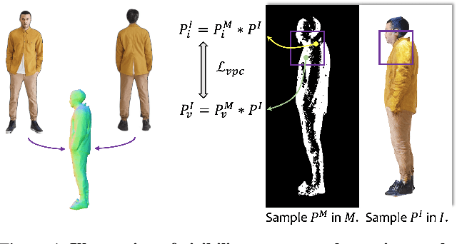 Figure 4 for ConTex-Human: Free-View Rendering of Human from a Single Image with Texture-Consistent Synthesis