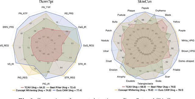 Figure 3 for Concept-Attention Whitening for Interpretable Skin Lesion Diagnosis