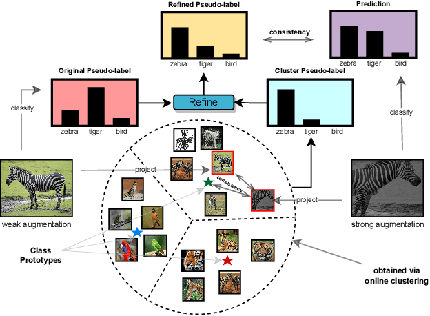 Figure 1 for ProtoCon: Pseudo-label Refinement via Online Clustering and Prototypical Consistency for Efficient Semi-supervised Learning