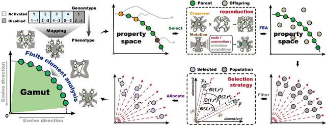 Figure 4 for Populating cellular metamaterials on the extrema of attainable elasticity through neuroevolution