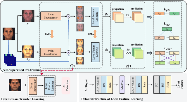 Figure 1 for Self-supervised Facial Action Unit Detection with Region and Relation Learning