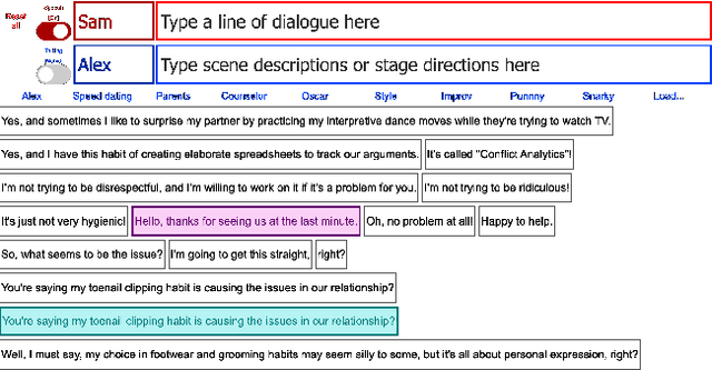 Figure 1 for Designing and Evaluating Dialogue LLMs for Co-Creative Improvised Theatre