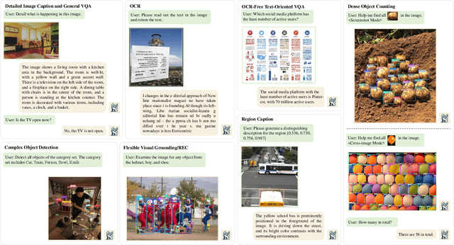 Figure 1 for Griffon-G: Bridging Vision-Language and Vision-Centric Tasks via Large Multimodal Models