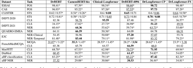 Figure 4 for Adaptation of Biomedical and Clinical Pretrained Models to French Long Documents: A Comparative Study