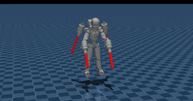 Figure 1 for Unified Multi-Rate Model Predictive Control for a Jet-Powered Humanoid Robot