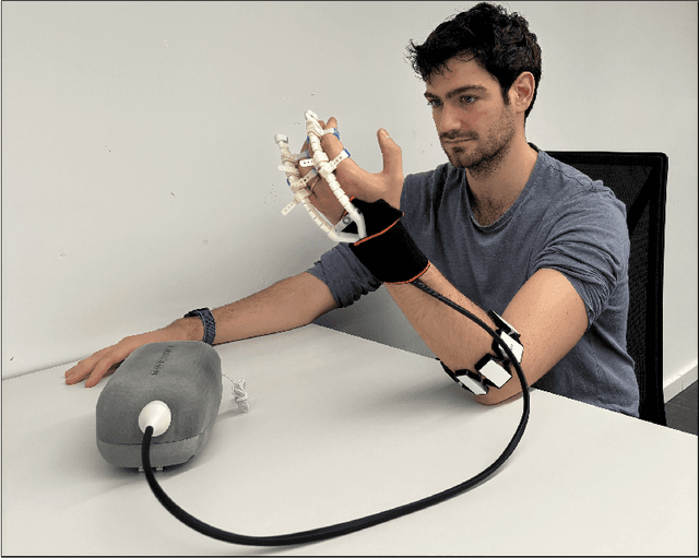 Figure 1 for Learning Hand State Estimation for a Light Exoskeleton