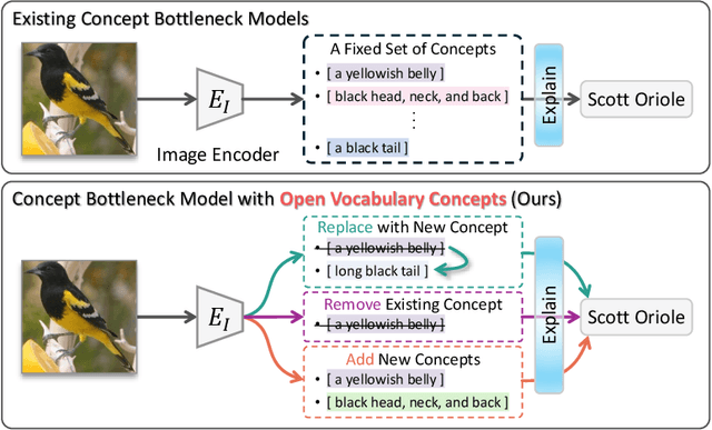 Figure 1 for Explain via Any Concept: Concept Bottleneck Model with Open Vocabulary Concepts