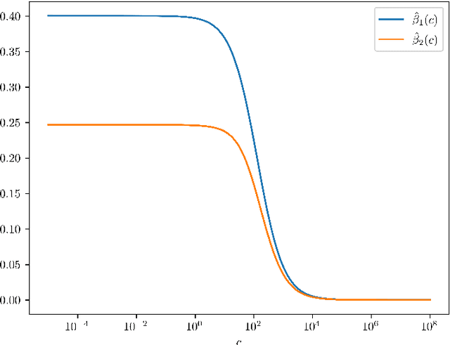 Figure 3 for Pathological Regularization Regimes in Classification Tasks