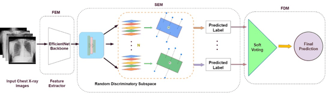 Figure 1 for Few-shot Diagnosis of Chest x-rays Using an Ensemble of Random Discriminative Subspaces