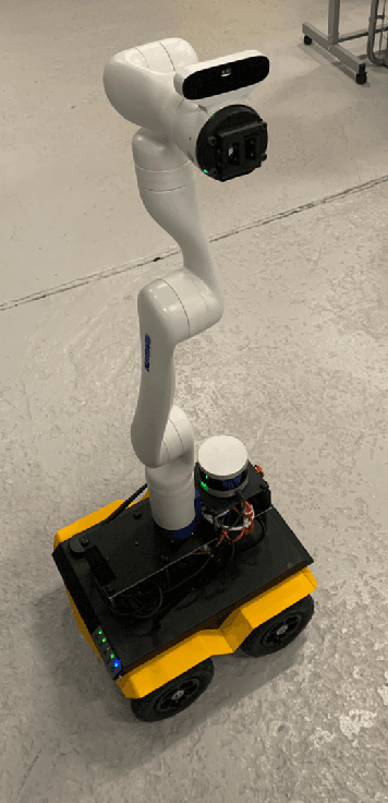 Figure 1 for Mobile Manipulation Platform for Autonomous Indoor Inspections in Low-Clearance Areas