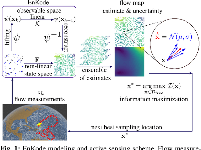 Figure 1 for EnKode: Active Learning of Unknown Flows with Koopman Operators