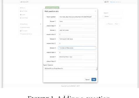 Figure 2 for A Web-Based Tool for Automatic Data Collection, Curation, and Visualization of Complex Healthcare Survey Studies including Social Network Analysis