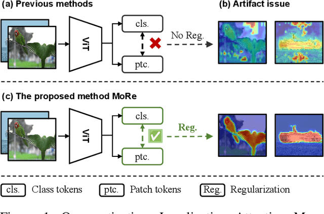 Figure 1 for MoRe: Class Patch Attention Needs Regularization for Weakly Supervised Semantic Segmentation