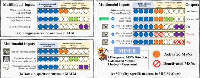 Figure 1 for MINER: Mining the Underlying Pattern of Modality-Specific Neurons in Multimodal Large Language Models